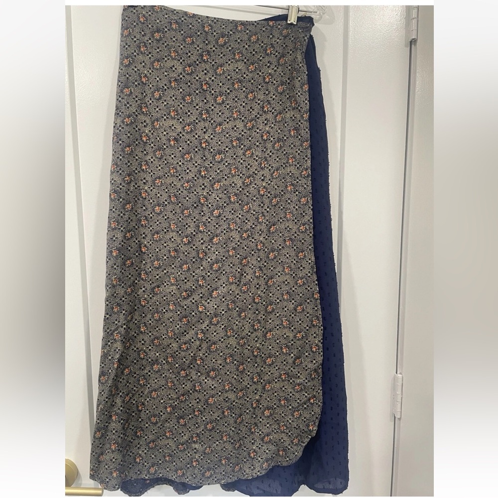 April Cornell Floral Maxi Skirt